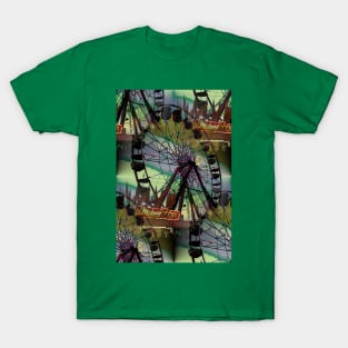 Ferris Wheel in a Carnival Sky T-Shirt